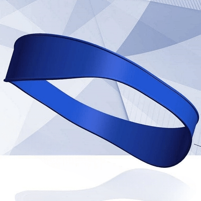 Coiffure Bandeau - HaircutsHeadband™ - Bleu - Mon Espace Rasage