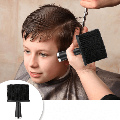 Blaireau - HairDustPro™ - Noir Argent - Mon Espace Rasage