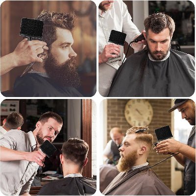 Blaireau - HairDustPro™ - Noir Argent - Mon Espace Rasage