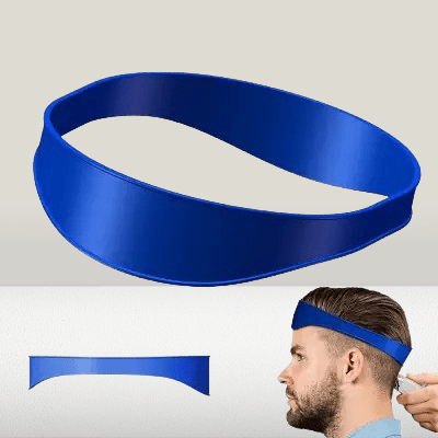 Coiffure Bandeau - HaircutsHeadband™ - Bleu - Mon Espace Rasage