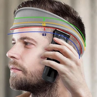 Coiffure Bandeau - HaircutsHeadband™ - Gris - Mon Espace Rasage