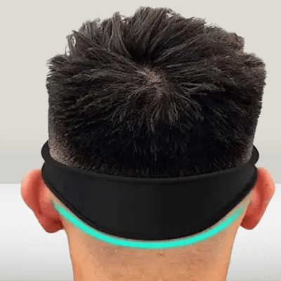 Coiffure Bandeau - HaircutsHeadband™ - Noir - Mon Espace Rasage