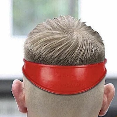 Coiffure Bandeau - HaircutsHeadband™ - Rouge - Mon Espace Rasage
