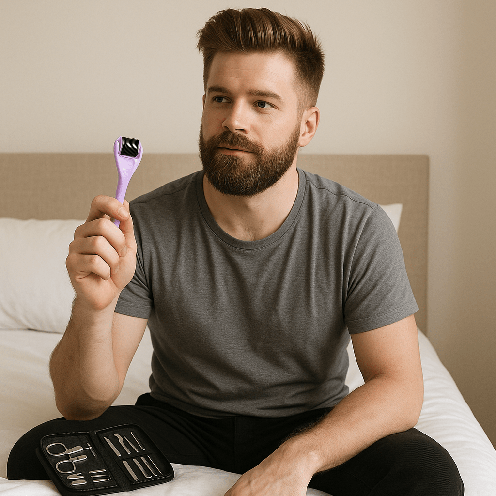 Dermaroller Barbe - BarbeRoll™ - Lavande - Mon Espace Rasage