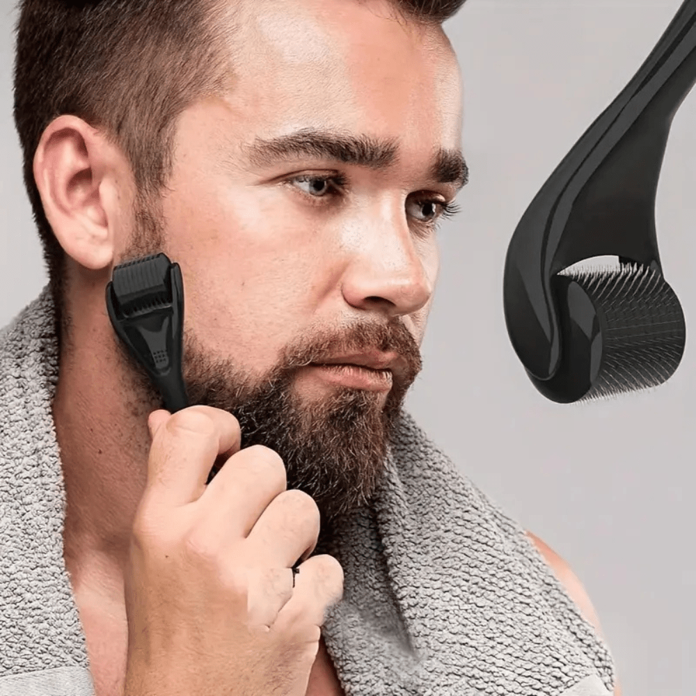Dermaroller Barbe - BarbeRoll™ - Noir classique - Mon Espace Rasage