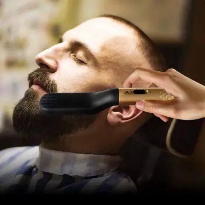 Peigne Chauffant - HotCombStraightener™ - Doré - Mon Espace Rasage